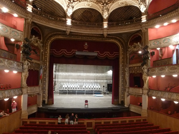 La salle de spectacle de l'opéra