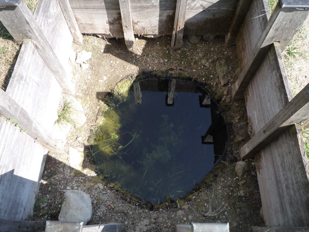 Un puits de captage d'eau minérale
