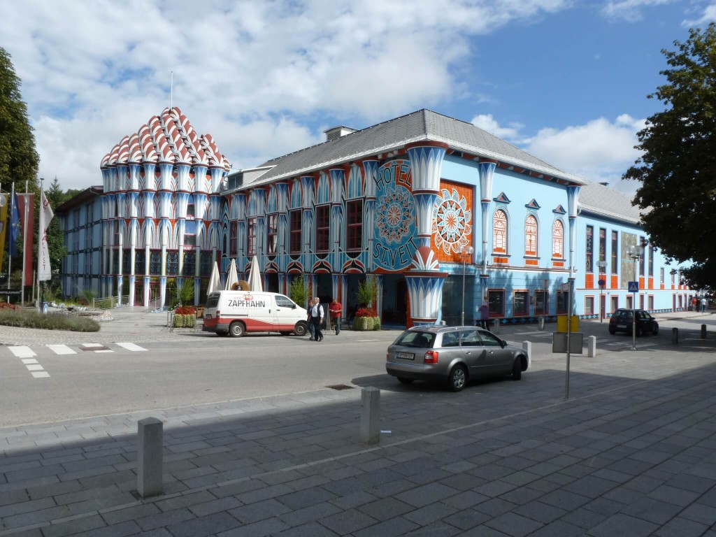 L’hôtel Fuchspalast, réalisé par Ernst Fuchs en Carinthie, a été inauguré en 1998.